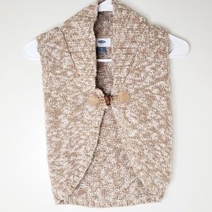 Old Navy Girls 5T Knit Sweater Vest Cover Throw